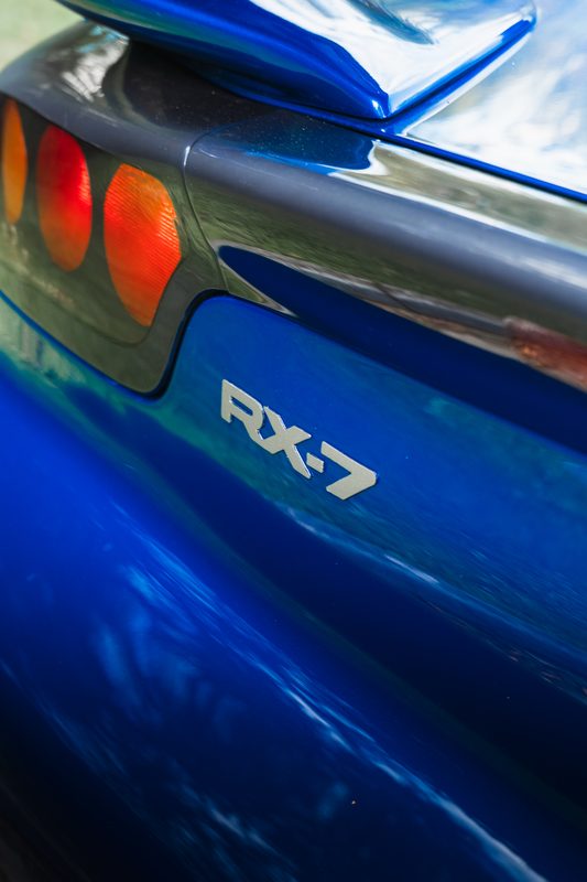 RX7 rear detail shot